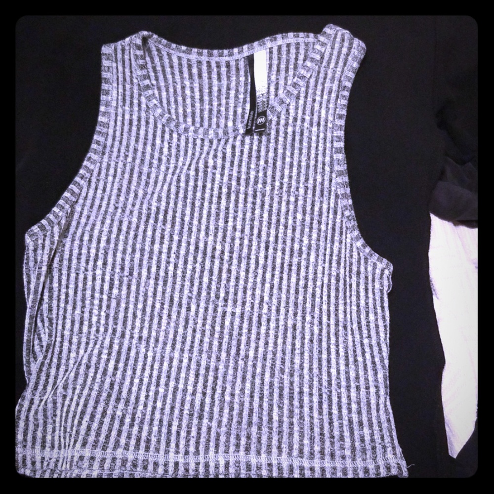 Kenzie ribbed cropped tank
